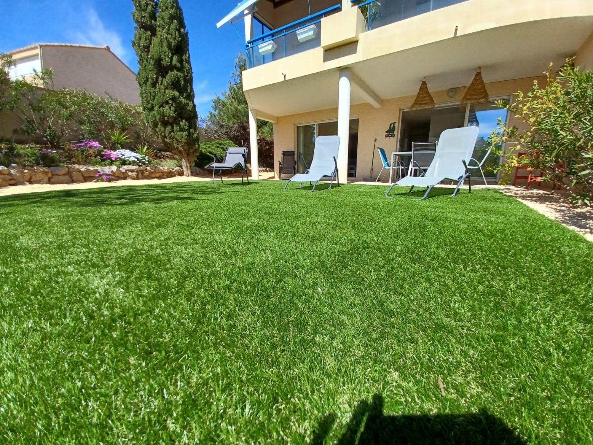 Saint-Pierre-la-Mer  Plain-Pied Jardin 6 Personnes Clim Vue Mer Parking Wifi Terrasse Piscine Dans La Residence מראה חיצוני תמונה