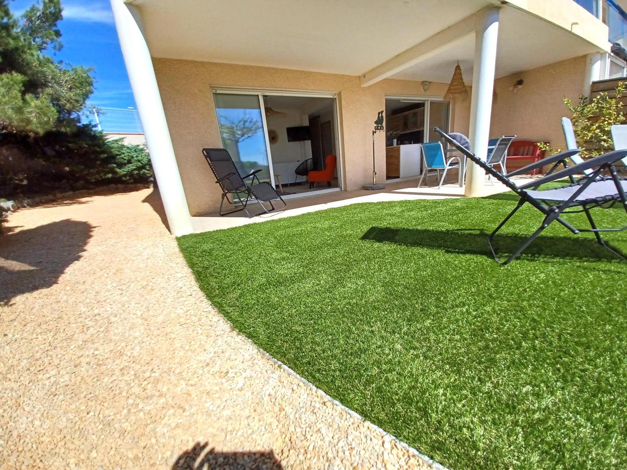 Saint-Pierre-la-Mer  Plain-Pied Jardin 6 Personnes Clim Vue Mer Parking Wifi Terrasse Piscine Dans La Residence מראה חיצוני תמונה